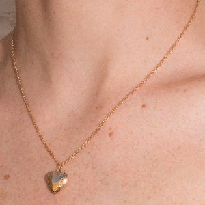 Brandy Melville heart locket necklace